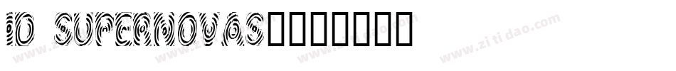 ID SupernovaSW字体转换